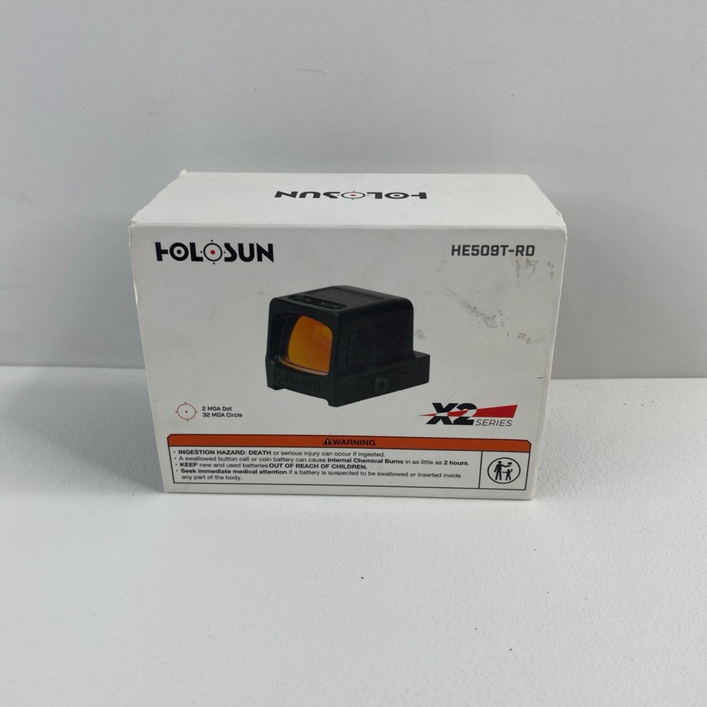 Holosun HE509T-RD X2 Enclosed Reflex Optical Multi-Reticle Red Dot Sight